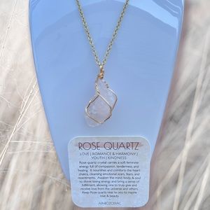 Rose Quartz Romance Crystal Pendant | Aphrozodiac